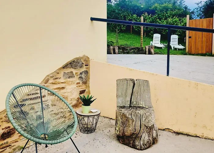 別荘 A Casa Do Porto Cerca De Cedeira Y De La Playa De Pantin Valdoviño